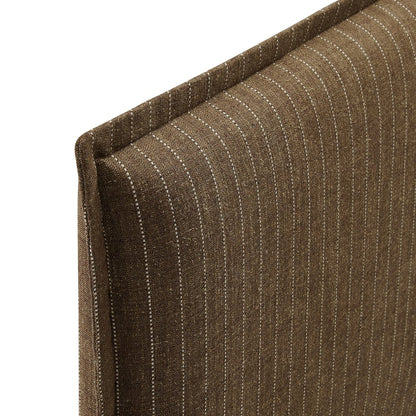 Camille Striped Linen Blend Twin Size Headboard