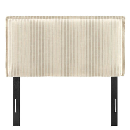 Camille Striped Linen Blend Twin Size Headboard