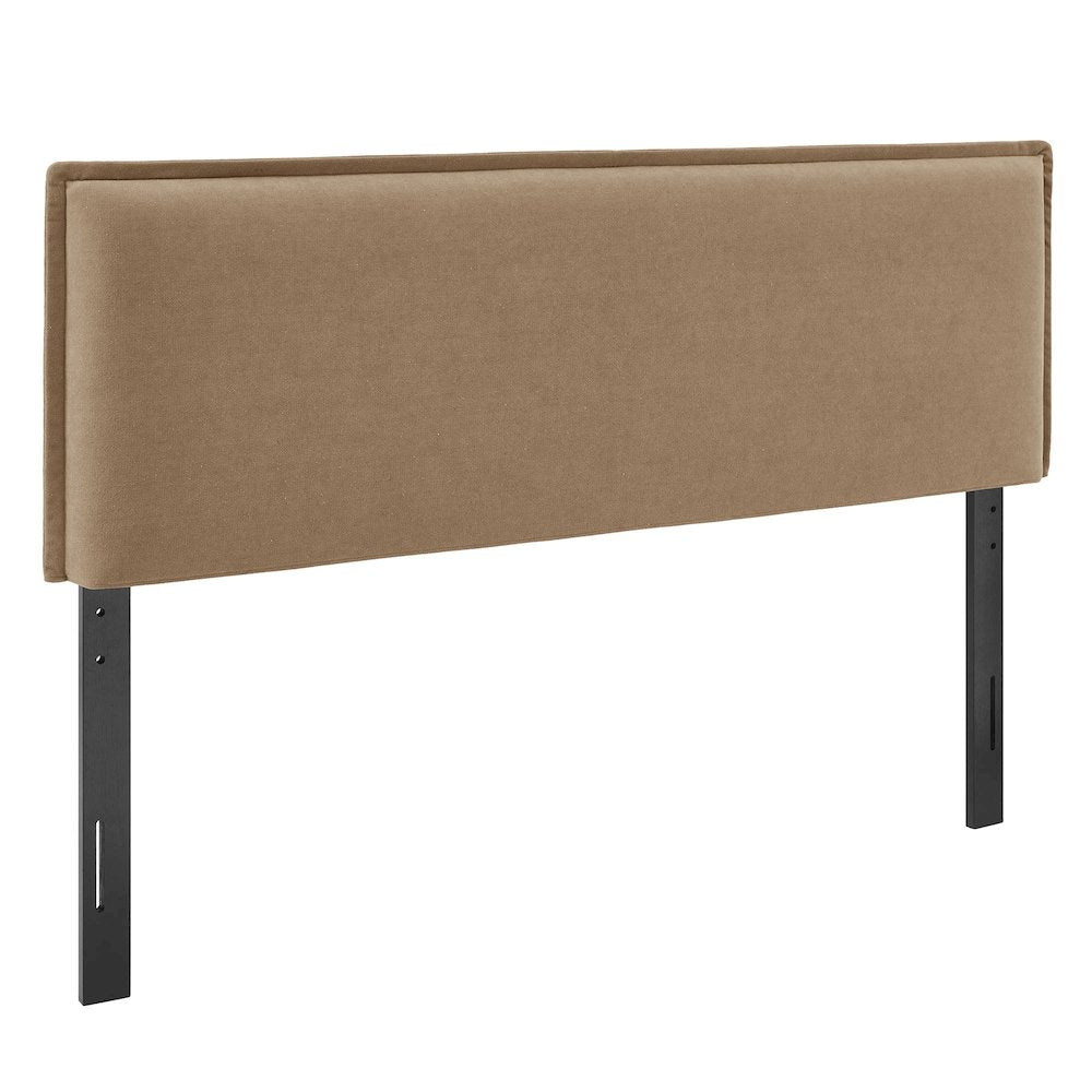 Camille Upholstered Linen Blend Full Size Headboard