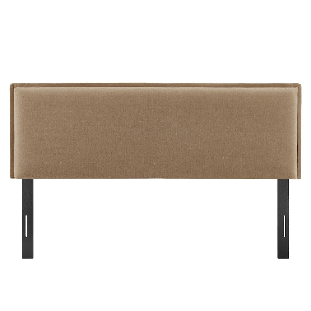 Camille Upholstered Linen Blend Full Size Headboard