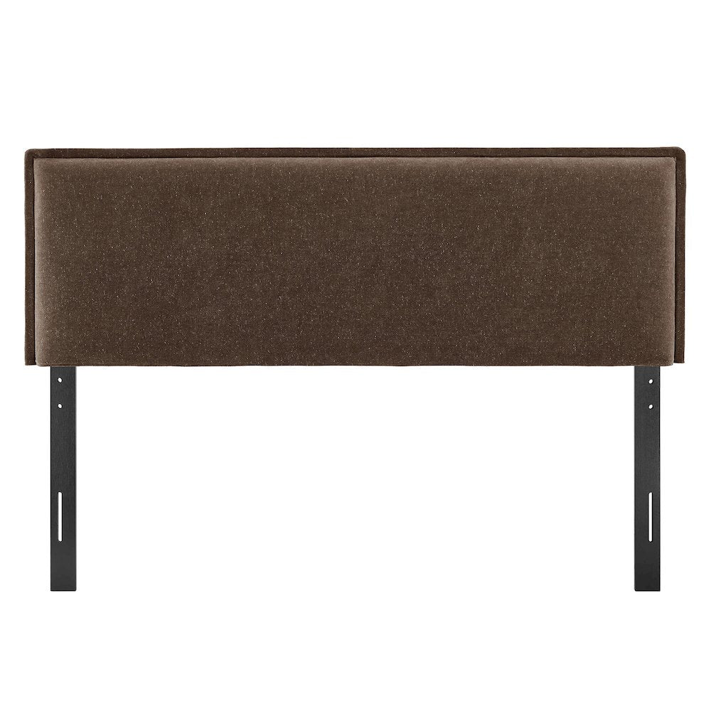 Camille Upholstered Linen Blend Full Size Headboard