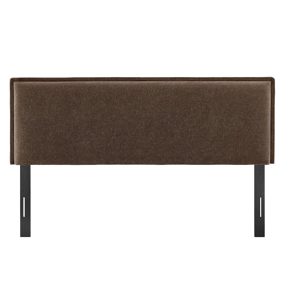 Camille Upholstered Linen Blend Full Size Headboard