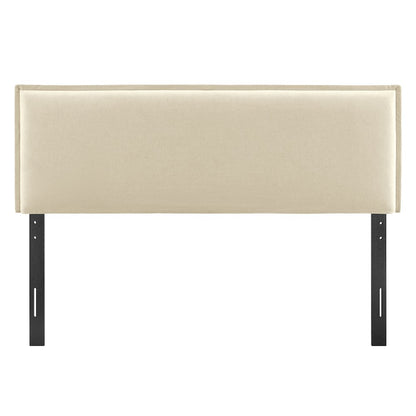 Camille Upholstered Linen Blend Full Size Headboard