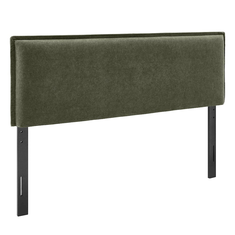 Camille Upholstered Linen Blend Full Size Headboard