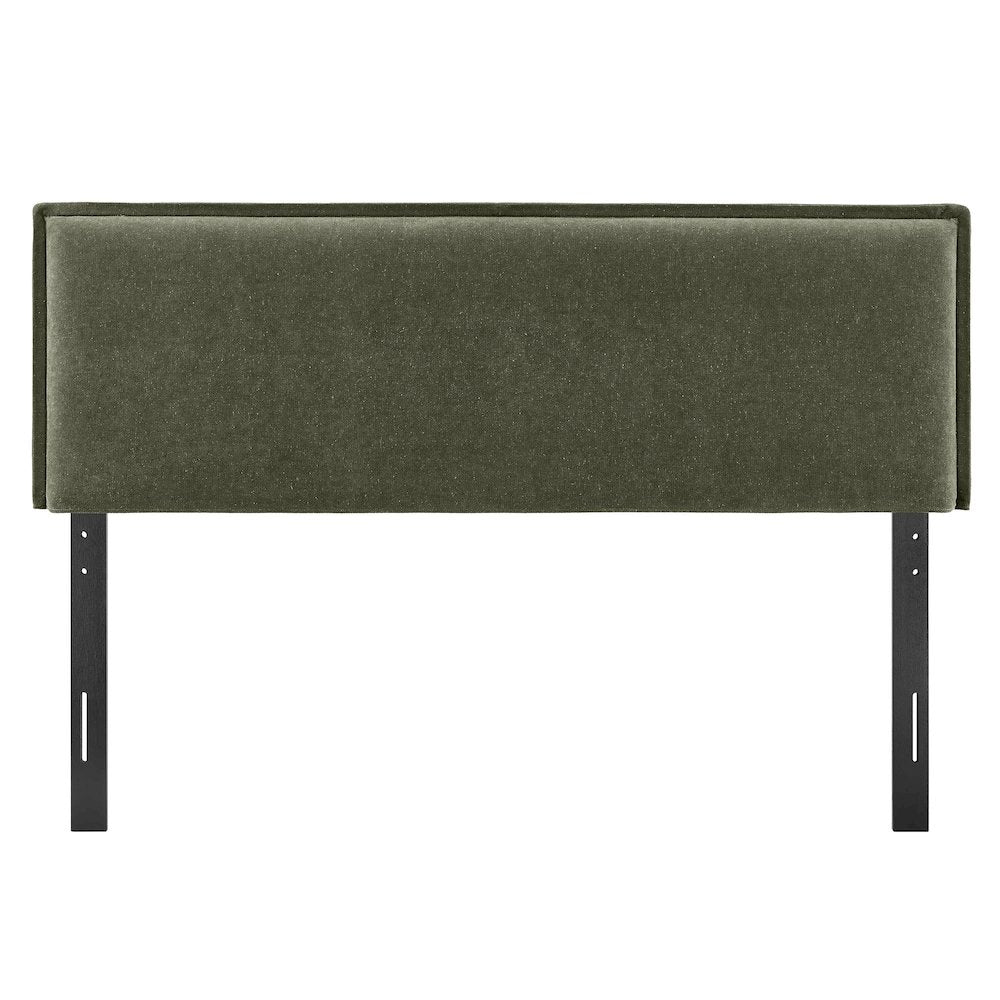 Camille Upholstered Linen Blend Full Size Headboard