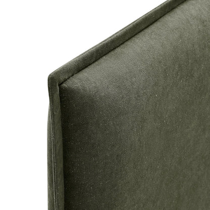 Camille Upholstered Linen Blend Full Size Headboard