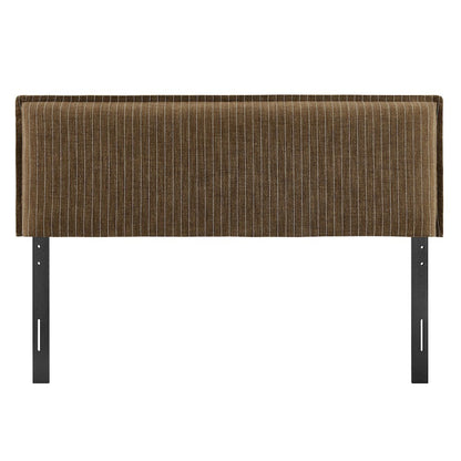 Camille Striped Linen Blend Full Size Headboard