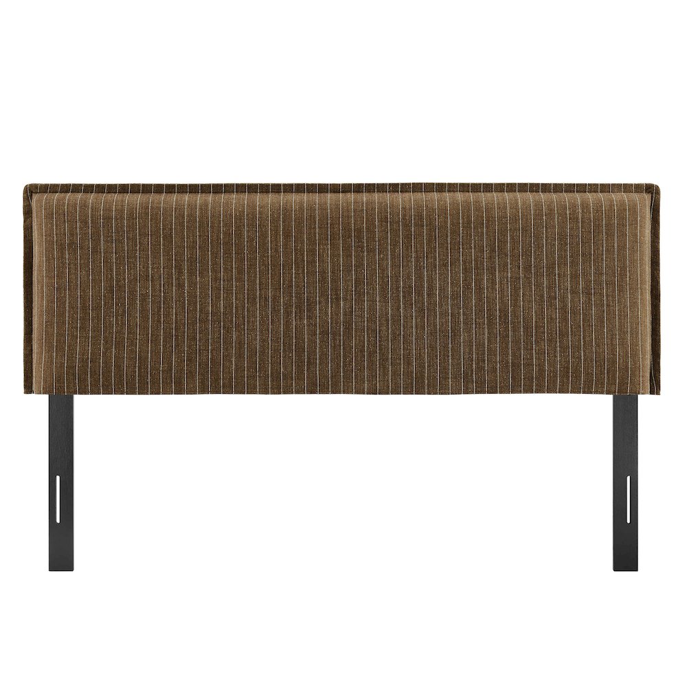 Camille Striped Linen Blend Full Size Headboard