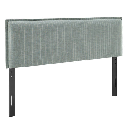 Camille Striped Linen Blend Full Size Headboard