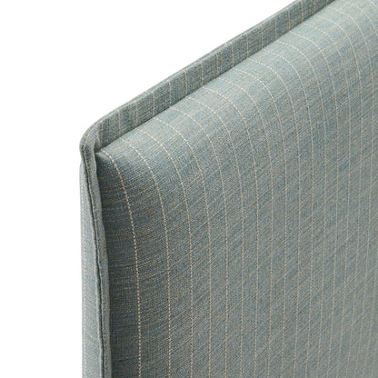 Camille Striped Linen Blend Queen Size Headboard
