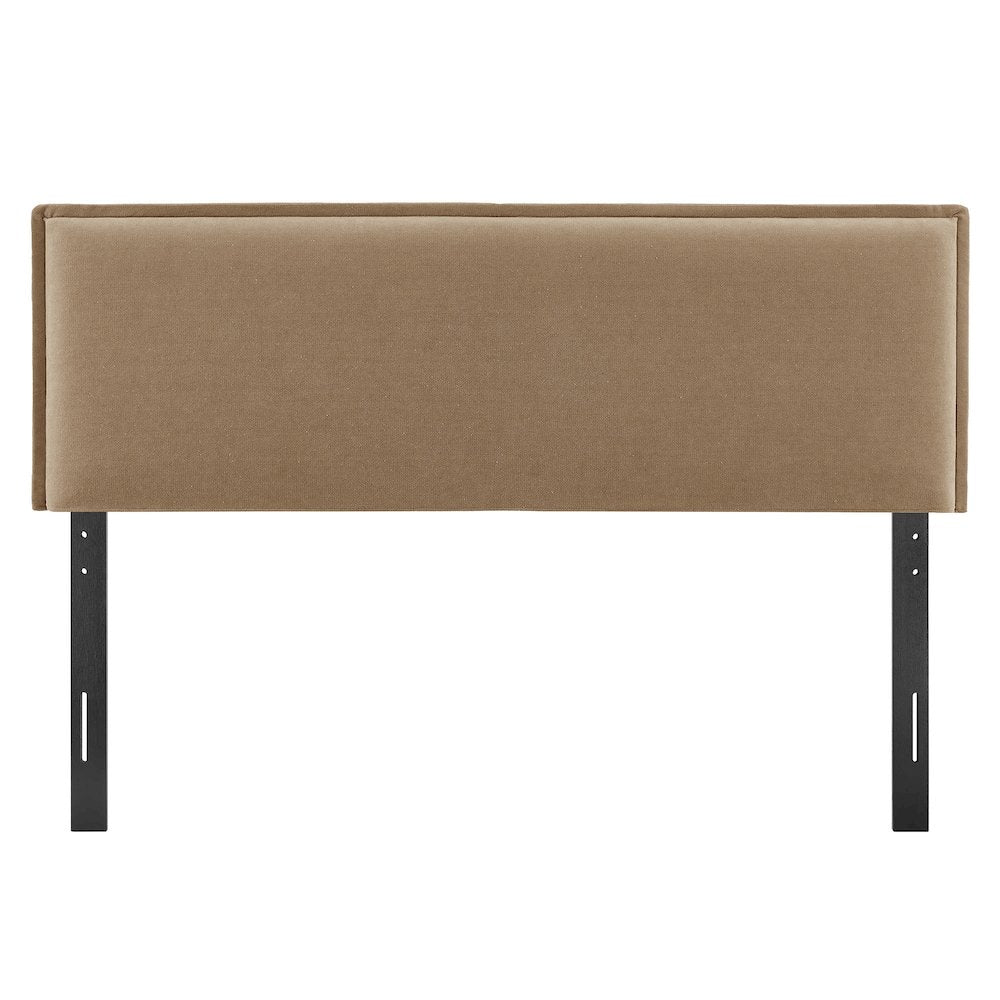 Camille Upholstered Linen Blend King Size Headboard