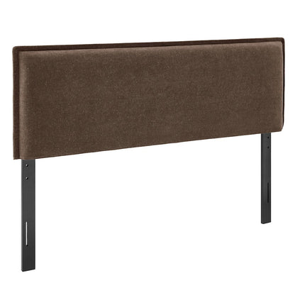 Camille Upholstered Linen Blend King Size Headboard