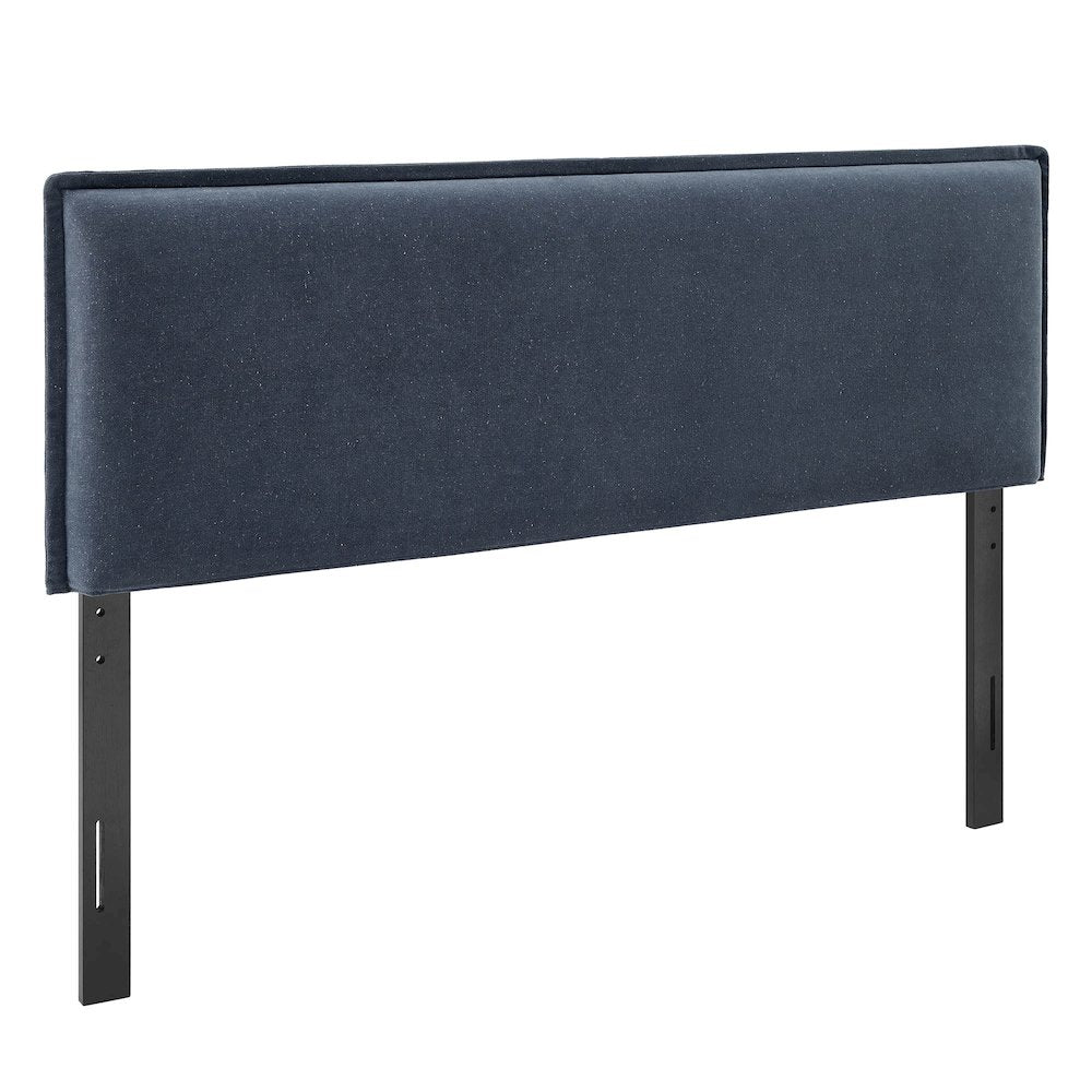 Camille Upholstered Linen Blend King Size Headboard