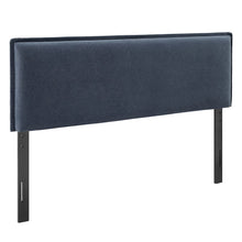 Camille Upholstered Linen Blend King Size Headboard