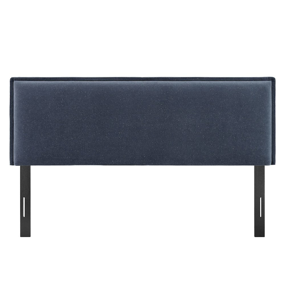 Camille Upholstered Linen Blend King Size Headboard