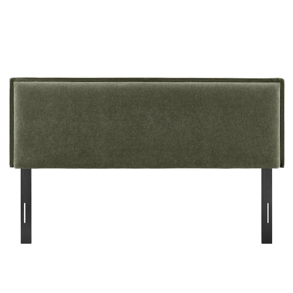Camille Upholstered Linen Blend King Size Headboard