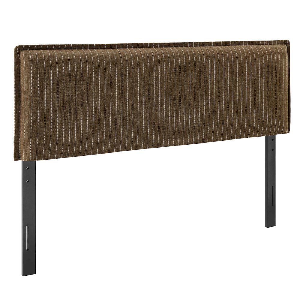 Camille Striped Linen Blend King Size Headboard