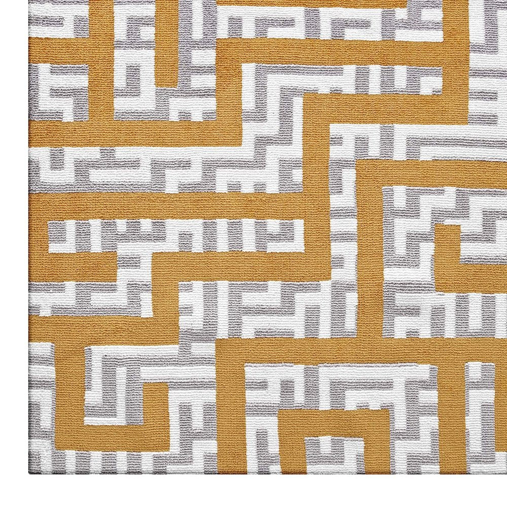 Nahia Geometric Maze 8x10 Area Rug