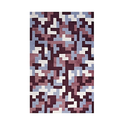 Andela Interlocking Block Mosaic 5x8 Area Rug