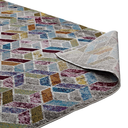 Laleh Geometric Mosaic 4x6 Area Rug