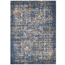 Minu Distressed Floral Lattice 5x8 Area Rug