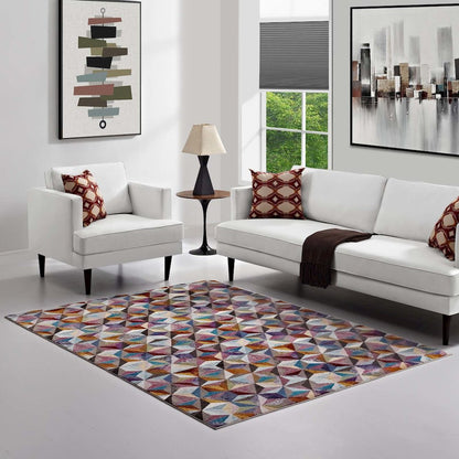 Arisa Geometric Hexagon Mosaic 8x10 Area Rug