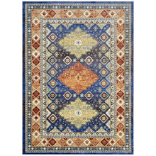 Atzi Distressed Southwestern Diamond Floral 8x10 Area Rug