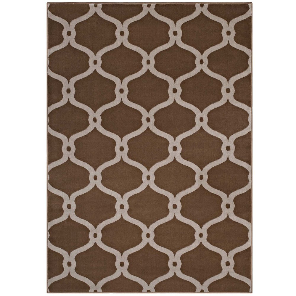 Beltara Chain Link Transitional Trellis 8x10 Area Rug