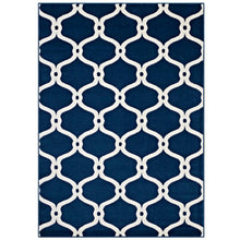 Beltara Chain Link Transitional Trellis 5x8 Area Rug