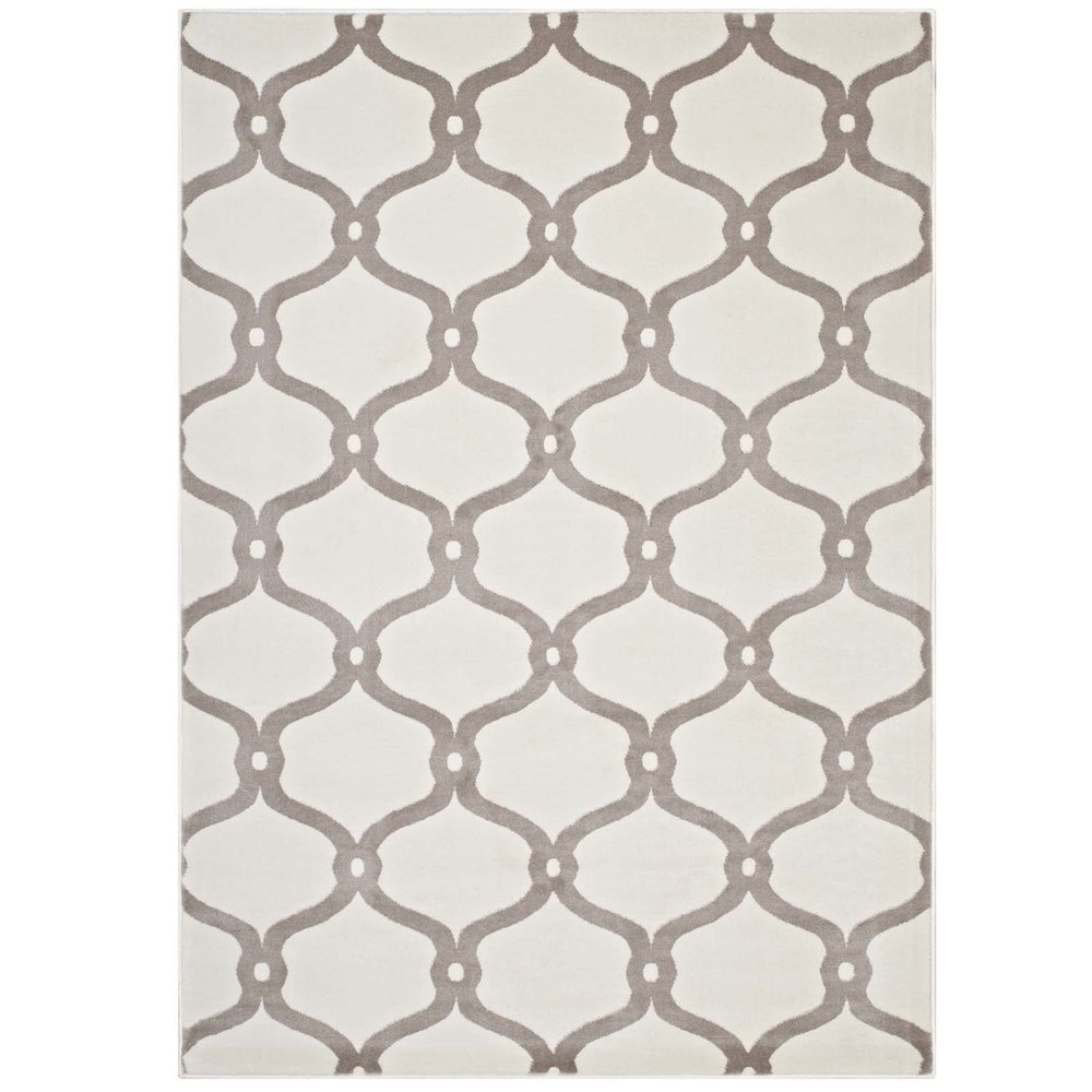 Beltara Chain Link Transitional Trellis 8x10 Area Rug