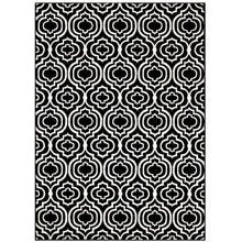 Frame Transitional Moroccan Trellis 5x8 Area Rug