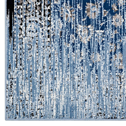 Chiara Distressed Floral Lattice Contemporary 8x10 Area Rug