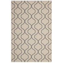 Linza Wave Abstract Trellis Indoor and Outdoor 5x8 Area Rug