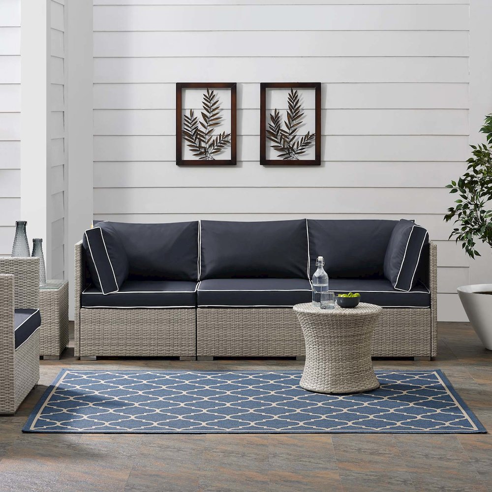 Avena Moroccan Quatrefoil Trellis Indoor and Outdoor 5x8 Area Rug