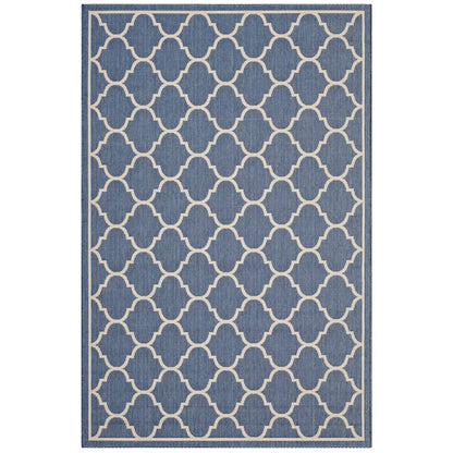 Avena Moroccan Quatrefoil Trellis Indoor and Outdoor 8x10 Area Rug