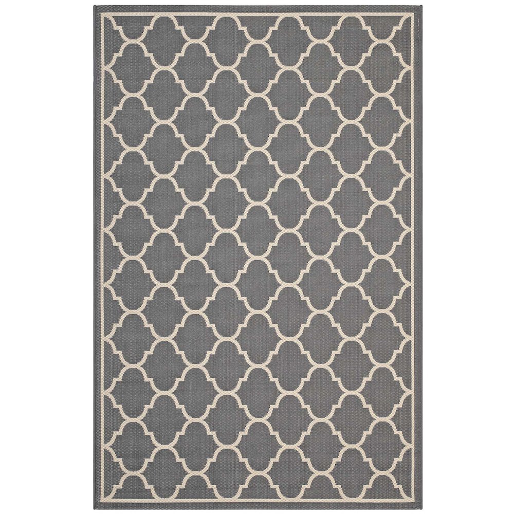 Avena Moroccan Quatrefoil Trellis Indoor and Outdoor 5x8 Area Rug