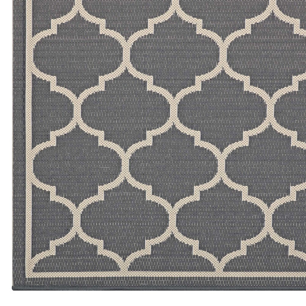 Avena Moroccan Quatrefoil Trellis Indoor and Outdoor 5x8 Area Rug