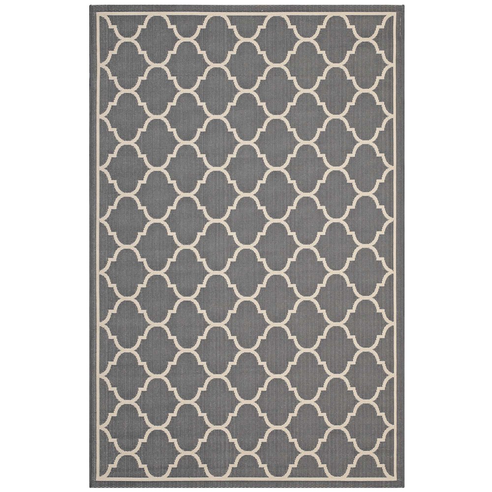 Avena Moroccan Quatrefoil Trellis Indoor and Outdoor 9x12 Area Rug
