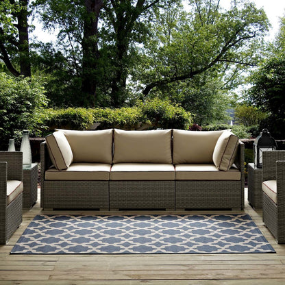 Cerelia Moroccan Trellis Indoor and Outdoor 5x8 Area Rug