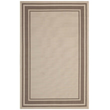 Rim Solid Border Indoor and Outdoor 5x8 Area Rug