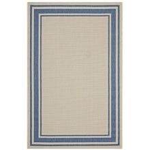 Rim Solid Border Indoor and Outdoor 5x8 Area Rug