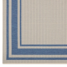 Rim Solid Border Indoor and Outdoor 5x8 Area Rug