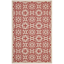Ariana Vintage Floral Trellis Indoor and Outdoor 5x8 Area Rug