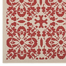 Ariana Vintage Floral Trellis Indoor and Outdoor 5x8 Area Rug
