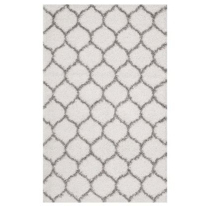 Solvea Moroccan Trellis 5x8 Shag Area Rug