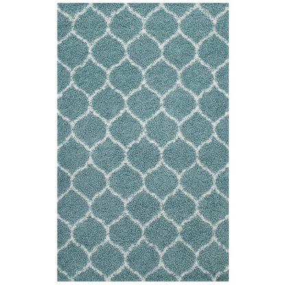 Solvea Moroccan Trellis 5x8 Shag Area Rug