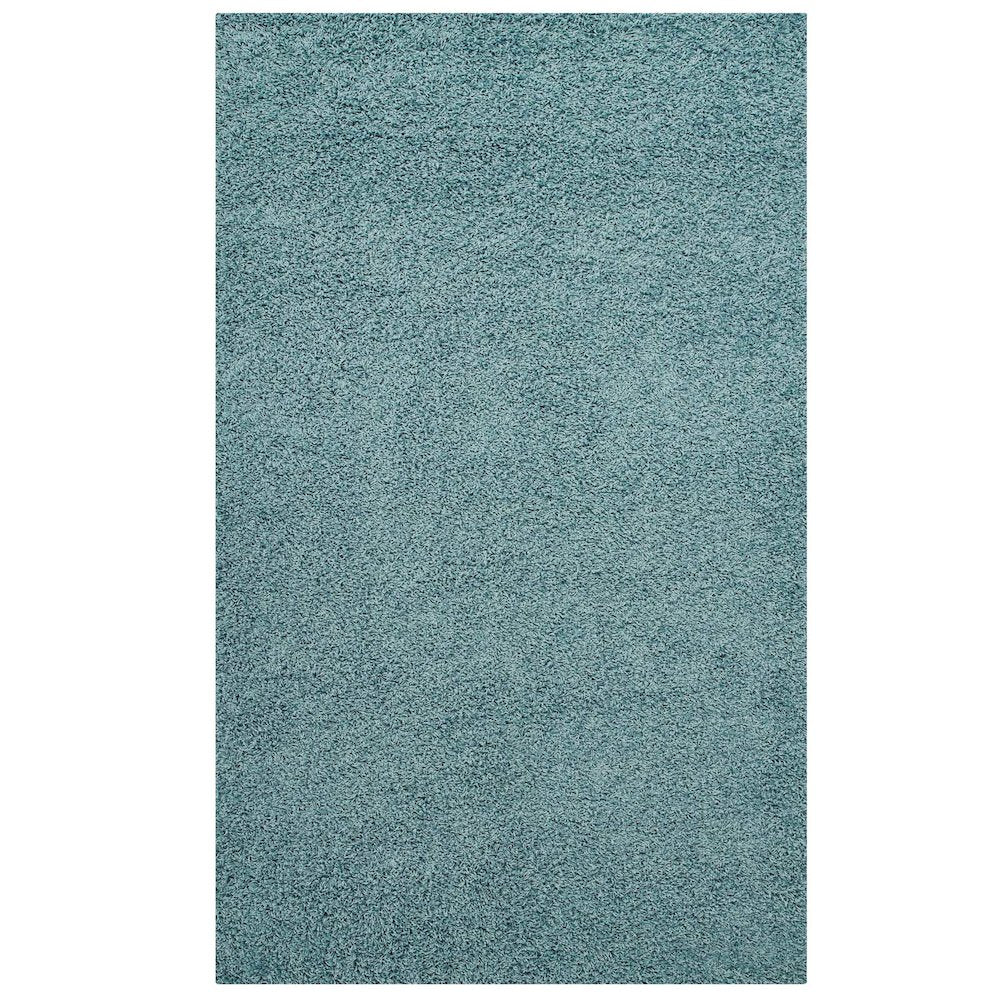 Enyssa Solid 5x8 Shag Area Rug