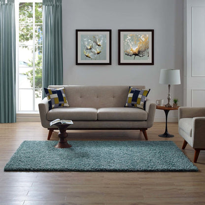 Enyssa Solid 5x8 Shag Area Rug