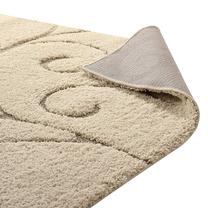 Jubilant Burgeon Scrolling Vine Shag 5x8 Area Rug