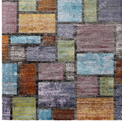 Success Nyssa Abstract Geometric Mosaic 5x8 Area Rug